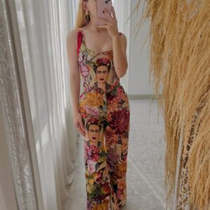 Set Frida 👩‍🎨-Corset + Pantalón en Jacquard